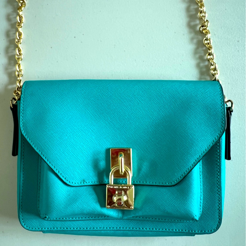 Henri Bendel Crossbody Turquoise Bag